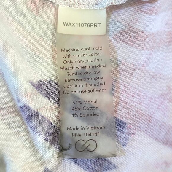 Calia Racerback Keyhole Tank Top Womens Size XS Multicolor Stripes Floral - Picture 9 of 12